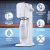image:imageSodaStream  ART Sparkling Water Maker  STARTER KIT  CQC CO2 system  Includes 1x CO2 Cylinder 1x32 amp 1x16 Fl Oz Dishwasher Safe Bottles  Combine with Pepsi Flavors  BlackWhite