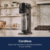 image:imageSodaStream  ART Sparkling Water Maker  STARTER KIT  CQC CO2 system  Includes 1x CO2 Cylinder 1x32 amp 1x16 Fl Oz Dishwasher Safe Bottles  Combine with Pepsi Flavors  BlackMisty Blue