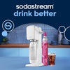 image:imageSodaStream  ART Sparkling Water Maker  STARTER KIT  CQC CO2 system  Includes 1x CO2 Cylinder 1x32 amp 1x16 Fl Oz Dishwasher Safe Bottles  Combine with Pepsi Flavors  BlackWhite