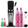 image:imageSodaStream  ART Sparkling Water Maker  STARTER KIT  CQC CO2 system  Includes 1x CO2 Cylinder 1x32 amp 1x16 Fl Oz Dishwasher Safe Bottles  Combine with Pepsi Flavors  BlackBlack