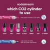 image:imageSodaStream  ART Sparkling Water Maker  STARTER KIT  CQC CO2 system  Includes 1x CO2 Cylinder 1x32 amp 1x16 Fl Oz Dishwasher Safe Bottles  Combine with Pepsi Flavors  BlackWhite