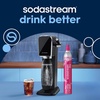 image:imageSodaStream  ART Sparkling Water Maker  STARTER KIT  CQC CO2 system  Includes 1x CO2 Cylinder 1x32 amp 1x16 Fl Oz Dishwasher Safe Bottles  Combine with Pepsi Flavors  BlackBlack
