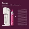 image:imageSodaStream  ART Sparkling Water Maker  STARTER KIT  CQC CO2 system  Includes 1x CO2 Cylinder 1x32 amp 1x16 Fl Oz Dishwasher Safe Bottles  Combine with Pepsi Flavors  BlackWhite