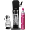 image:imageSodaStream  ART Sparkling Water Maker  STARTER KIT  CQC CO2 system  Includes 1x CO2 Cylinder 1x32 amp 1x16 Fl Oz Dishwasher Safe Bottles  Combine with Pepsi Flavors  BlackBlack