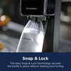 image:imageSodaStream  ART Sparkling Water Maker  STARTER KIT  CQC CO2 system  Includes 1x CO2 Cylinder 1x32 amp 1x16 Fl Oz Dishwasher Safe Bottles  Combine with Pepsi Flavors  BlackWhite