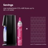 image:imageSodaStream  ETERRA Soda Maker  STARTER KIT  3 Automatic Carbonation Levels  Includes 1x CO2 Cylinder 1x 32 Fl Oz Dishwasher Safe Bottle 1x Pepsi Zero Sugar Mix 1x Power Adapter  Black