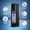 image:imageSodaStream  ETERRA Soda Maker  STARTER KIT  3 Automatic Carbonation Levels  Includes 1x CO2 Cylinder 1x 32 Fl Oz Dishwasher Safe Bottle 1x Pepsi Zero Sugar Mix 1x Power Adapter  Black