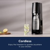 image:imageSodaStream  Terra Soda Streaming Machine  STARTER KIT  Sparkling Water Maker with CO2 amp Bubly Drop  EcoFriendly No Batteries Needed  BlackBlack