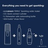 image:imageSodaStream  Terra Soda Streaming Machine  STARTER KIT  Sparkling Water Maker with CO2 amp Bubly Drop  EcoFriendly No Batteries Needed  BlackBlack