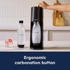 image:imageSodaStream  Terra Soda Streaming Machine  STARTER KIT  Sparkling Water Maker with CO2 amp Bubly Drop  EcoFriendly No Batteries Needed  BlackMisty Blue