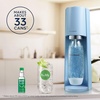 image:imageSodaStream  Terra Soda Streaming Machine  STARTER KIT  Sparkling Water Maker with CO2 amp Bubly Drop  EcoFriendly No Batteries Needed  BlackMisty Blue