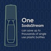 image:imageSodaStream  Terra Soda Streaming Machine  STARTER KIT  Sparkling Water Maker with CO2 amp Bubly Drop  EcoFriendly No Batteries Needed  BlackMisty Blue