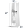 image:imageSodaStream  Terra Soda Streaming Machine  STARTER KIT  Sparkling Water Maker with CO2 amp Bubly Drop  EcoFriendly No Batteries Needed  BlackWhite
