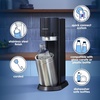 image:imageSodaStream EDuo Sparkling Water Maker Black with 60L CO2 1 BPA Free Carbonating Bottle and 11L Glass BottleBlack