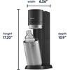 image:imageSodaStream EDuo Sparkling Water Maker Black with 60L CO2 1 BPA Free Carbonating Bottle and 11L Glass BottleBlack