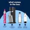 image:imageSodaStream EDuo Sparkling Water Maker Black with 60L CO2 1 BPA Free Carbonating Bottle and 11L Glass BottleBlack