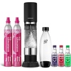 image:imageSodaStream Enso Premium Stainless Steel Sparkling Water Maker Kit  includes CO2 and Carbonating BottleMatte Black