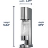 image:imageSodaStream Enso Premium Stainless Steel Sparkling Water Maker Kit  includes CO2 and Carbonating BottleStainless Steel