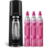 image:imageSodaStream  Terra Soda Streaming Machine  STARTER KIT  Sparkling Water Maker with CO2 amp Bubly Drop  EcoFriendly No Batteries Needed  BlackBlack