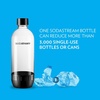 image:imagesodastream 1L Twin Pack Dishwasher Safe Slim Bottle BlackBlack