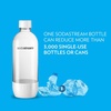 image:imagesodastream 1L Twin Pack Dishwasher Safe Slim Bottle BlackWhite
