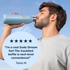 image:imagesodastream Fizz amp Go Cool  All Metal Bottle Mint Carbonating Bottle Capacity 09LArctic