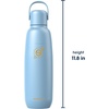 image:imagesodastream Fizz amp Go Cool  All Metal Bottle Mint Carbonating Bottle Capacity 09LArctic