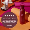 image:imagesodastream Fizz amp Go Cool  All Metal Bottle Mint Carbonating Bottle Capacity 09LPomegranate