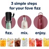 image:imagesodastream Fizz amp Go Cool  All Metal Bottle Mint Carbonating Bottle Capacity 09LPomegranate