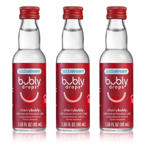 image:imageSodaStream  Bubly Fruit Drops for Sparkling Water  Natural Fruit Flavor  Zero Calories No Sweeteners  Create Your Own Bubly with SodaStream  Variety Pack Bubly Original Pack of 6  8 Fl OzCherry