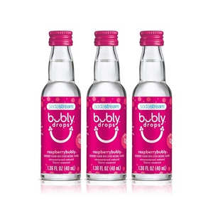 image:imageSodaStream  Bubly Fruit Drops for Sparkling Water  Natural Fruit Flavor  Zero Calories No Sweeteners  Create Your Own Bubly with SodaStream  Variety Pack Bubly Original Pack of 6  8 Fl OzRaspberry