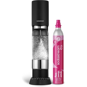 image:imageSodaStream Enso Premium Stainless Steel Sparkling Water Maker Kit  includes CO2 and Carbonating BottleMatte Black