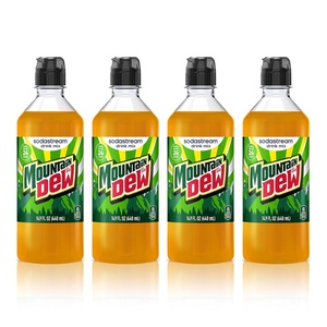 image:imageSodaStream Mountain Dew Zero New Pour Bottles Soda Drink Mix 149 Fl oz Pack of 4MTN Dew New Pour
