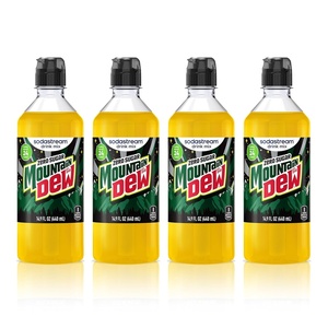 image:imageSodaStream Mountain Dew Zero New Pour Bottles Soda Drink Mix 149 Fl oz Pack of 4MTN Dew Zero New Pour