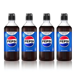 image:imageSodaStream Pepsi Zero Sugar New Pour Bottle Beverage Mix 149 Fl Oz Pack of 4Pepsi Regular New Pour