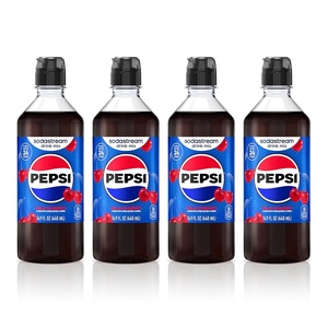 image:imageSodaStream Pepsi Zero Sugar New Pour Bottle Beverage Mix 149 Fl Oz Pack of 4Pepsi Wild Cherry New Pour