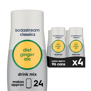 image:imageSodaStream Pink Grapefruit Zero Calorie 148 Fl Oz Pack of 4Ginger Ale Diet