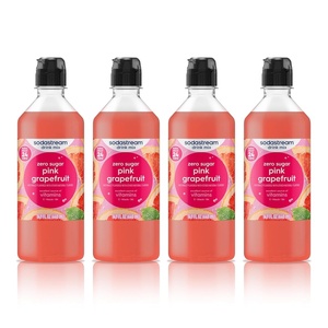 image:imageSodaStream Pink Grapefruit Zero Calorie 148 Fl Oz Pack of 4Grapefruit Zero New Pour
