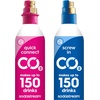 image:imageSodaStream Quick Connect CQC 60L Co2 StockUp Bundle with Bubly 3Pack3 Pack Blue