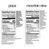 image:imageSodaStream Pepsi Starry Zero Sugar Beverage Mix Variety Pack New Pour Bottle 440ml Pack of 4Pepsi  MTN Dew