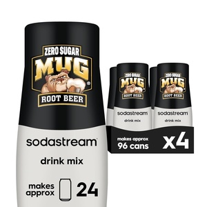 image:imageSodaStream Mug Root Beer Zero New Pour Bottle Drink Mix 440ml Pack of 4Mug Root Beer Zero