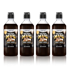 image:imageSodaStream Mug Root Beer Zero New Pour Bottle Drink Mix 440ml Pack of 4Mug Root Beer Zero New Pour