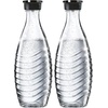 image:imagesodastream  Carbonating Carafe for Aqua Fizz machines  EcoFriendly Reusable Glass Bottle  Keeps Sparkling Water Fresh  Dishwasher Safe  24 Fl Oz  NOT compatible with other machinesClear