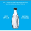 image:imagesodastream  Carbonating Carafe for Aqua Fizz machines  EcoFriendly Reusable Glass Bottle  Keeps Sparkling Water Fresh  Dishwasher Safe  24 Fl Oz  NOT compatible with other machinesClear