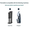 image:imagesodastream  Carbonating Carafe for Aqua Fizz machines  EcoFriendly Reusable Glass Bottle  Keeps Sparkling Water Fresh  Dishwasher Safe  24 Fl Oz  NOT compatible with other machinesClear