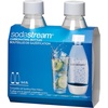 image:imagesodastream 05L Twin Pack Dishwasher Safe Slim Bottle BlackWhite