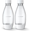 image:imagesodastream 05L Twin Pack Dishwasher Safe Slim Bottle BlackWhite