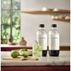 image:imagesodastream Dishwasher Safe 1L Classic DWS Carbonating Bottle White twinpack Pack of 2Black