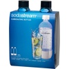 image:imagesodastream Dishwasher Safe 1L Classic DWS Carbonating Bottle White twinpack Pack of 2Black