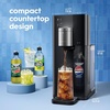 image:imageSodastream Fountain Soda Machine and Sparkling Water Maker Starter Kit SilverBlack With 60L CO2 Canister Water Tank 2 Flavor Connectors and Pepsi Zero FlavorBlackSilver